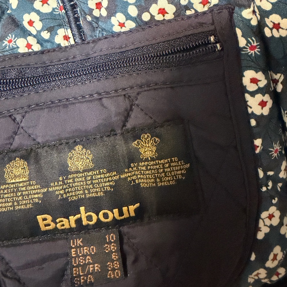 Barbour Vest With Liberty Lining View 3